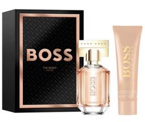 HB Set Boss The Scent W 30ml edp + 50ml BL